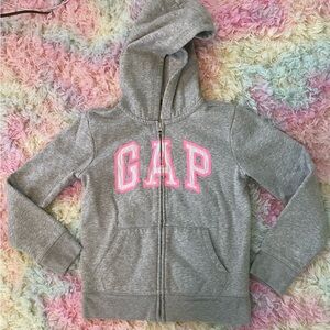 Girls GAP hooded zip-up size L